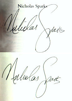 Nicholas  Sparks signature