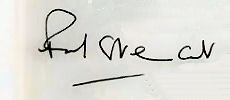 Paul  Stewart signature