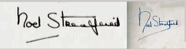 Noel  Streatfeild signature