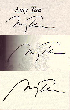 Amy  Tan signature