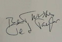 Theodore  Taylor signature