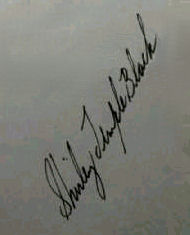 Shirley  Temple signature