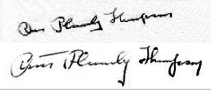 Ruth Plumly  Thompson signature