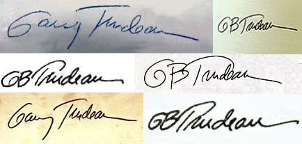 Garry  Trudeau signature