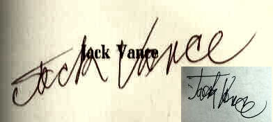 Jack  Vance signature