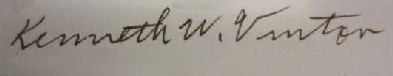 Kenneth W.  Vinton signature