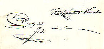 William Lightfoot  Visscher signature