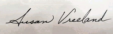 Susan  Vreeland signature