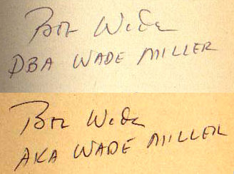 Bob  Wade signature