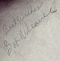 Bob  Weaver signature