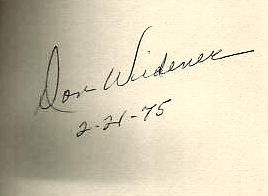Don  Widener signature