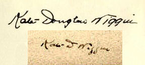 Kate Douglas  Wiggin signature