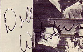 Billy  Wilder signature