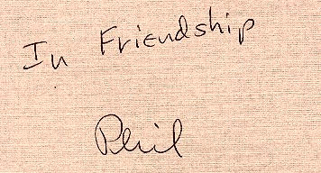Phil  Woods signature