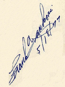 Frankie  Yankovic signature