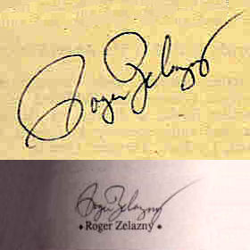 Roger  Zelazny signature